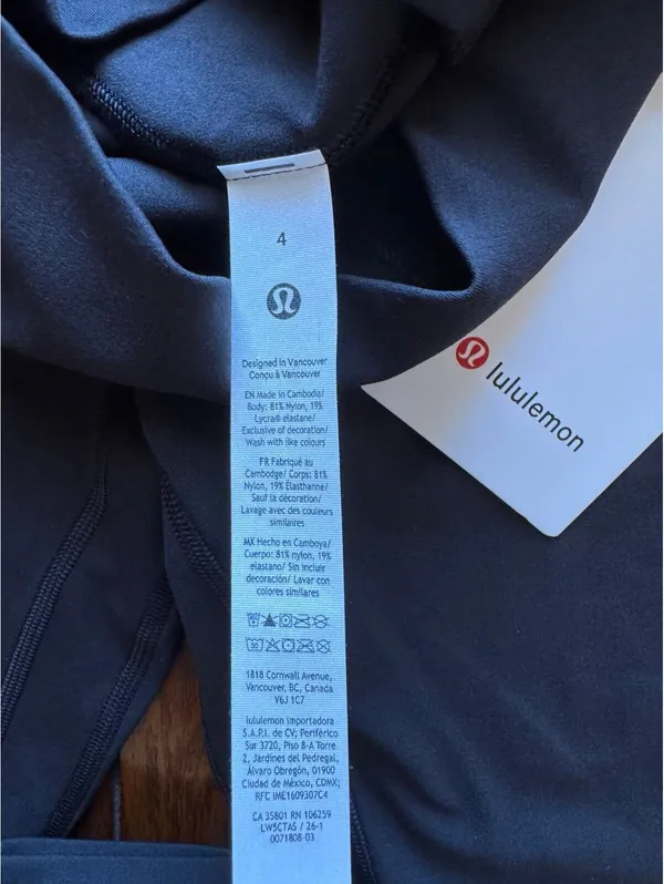 Lululemon Align High-Rise 25” Black Size 4 NWT - Image 6