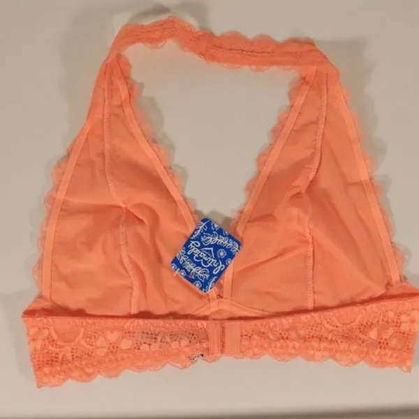 Free People NWT Galloon Halter Bralette in Orange - Image 2