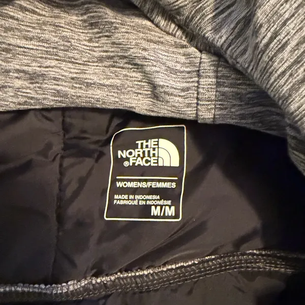 The North Face Heather Gray and Black Jacket - Image 3