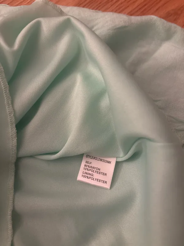 Altar'd State Mint Wrap Ruffle Mini Dress Size Medium - Image 8