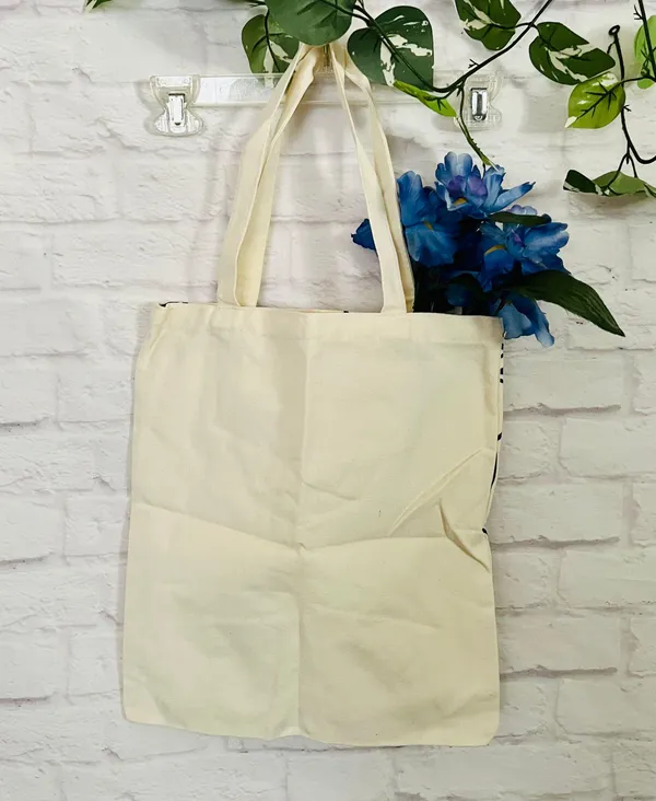 NEW Canvas Face Tote Bag - Image 7