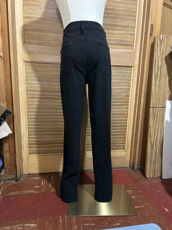American Eagle Outfitters Women’s Black Solid Jegging Size 14 Regular - Image 2