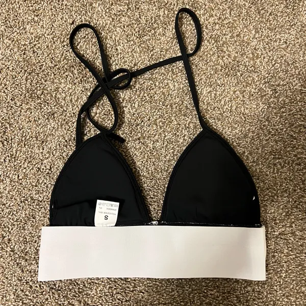Set Tape Leggings Tape Bra High Waisted Casual Fit Sport Bra Bustier High Rise - Image 5