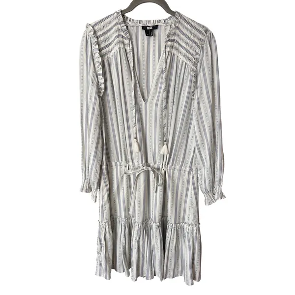 PAIGE Kaylynn Dress in Arona Multi Size‎ Medium Long Sleeve Mini - Image 2