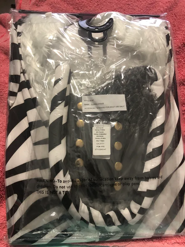 Zebralicious Adult Halloween Party Costume - Image 3