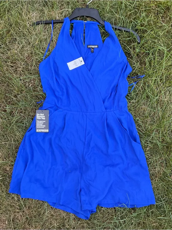 Pretty Cobalt Blue Halter Romper 💙💙 - Image 16