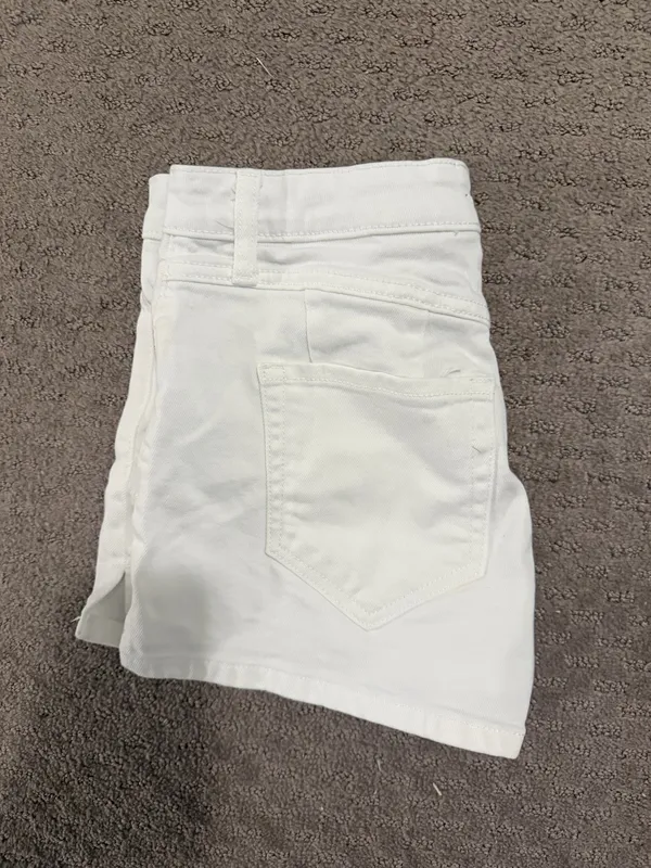 Wild Fable Jean Shorts White - Image 2