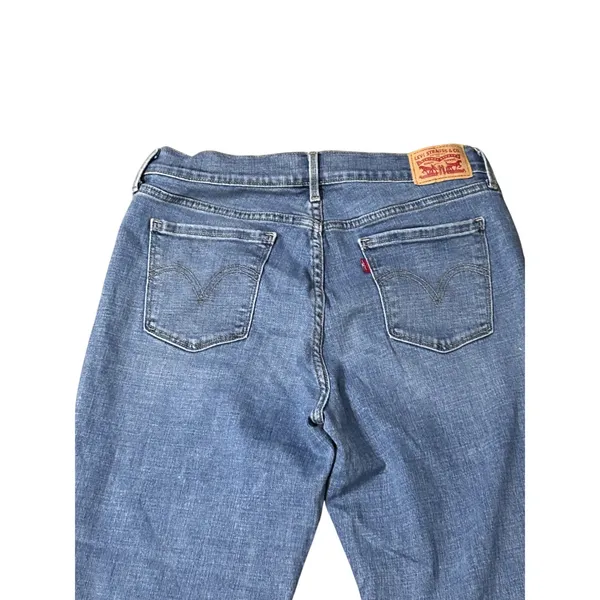 Levis 505 Straight Leg Jeans Womens 10 Blue Medium Wash Mid Rise Denim - Image 13