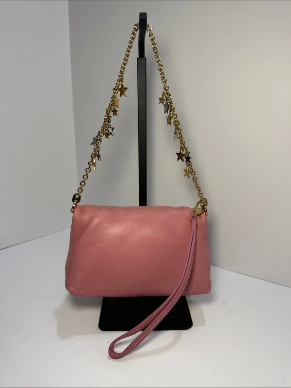 Dolce & Gabbana Nappa Piuma Rosa Lambskin Mini Baguette Bag - Image 5