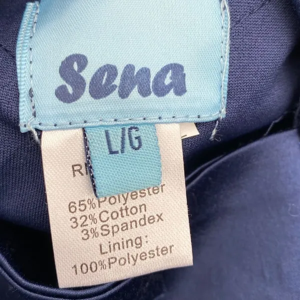 Sena Halter Dress‎ Blue Size L - Image 7