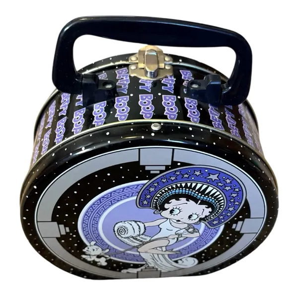 Betty Boop Round Lunchbox/Purse with Handle - Image 3