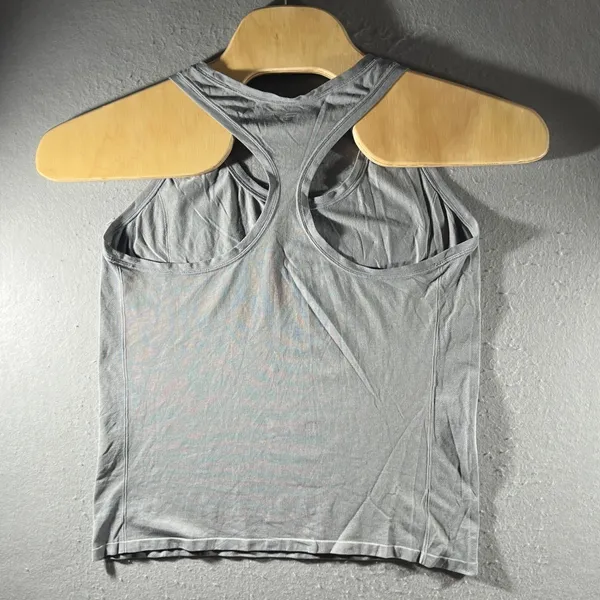 948 | Fabletics Seamless Ribbed‎ Racerback Athletic Tank Top Gray Womens S - Image 2