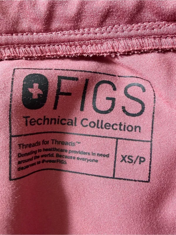 Figs Women’s Zamora Jogger Scrub Pants Pull On in Mauve Pink XSP - Image 7