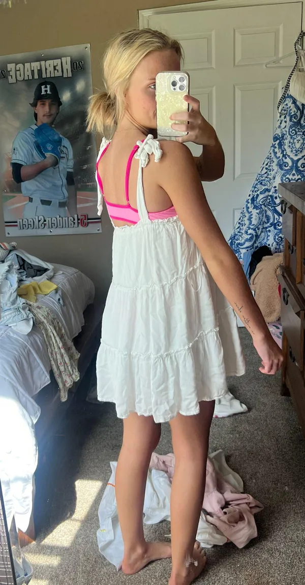 white mini dress - Image 2