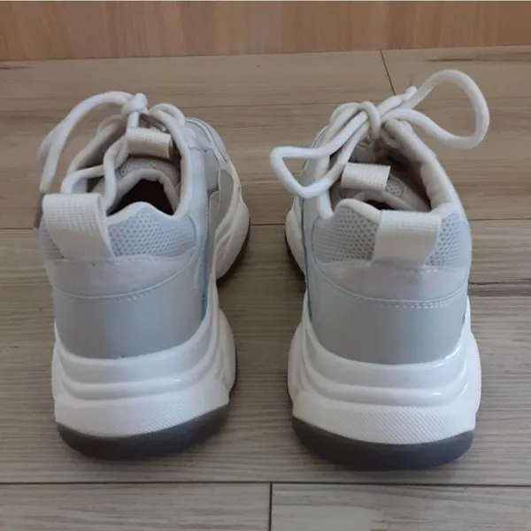 Beau Today Women's Chunky Sneaker, color Beige, size 8.5, NWT - Image 3