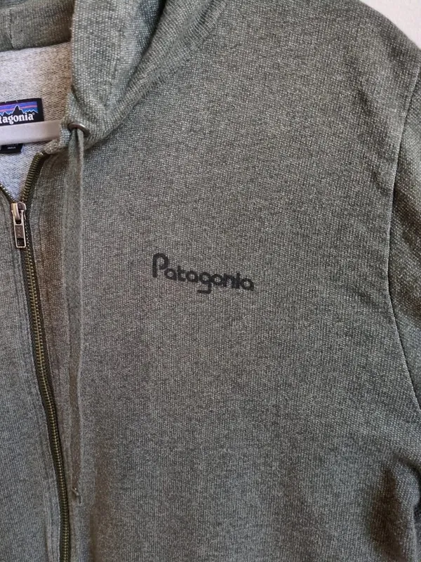 Patagonia 1973 Womens XL Gray Full Zip Hoodie Common Threads Partnership - Image 2