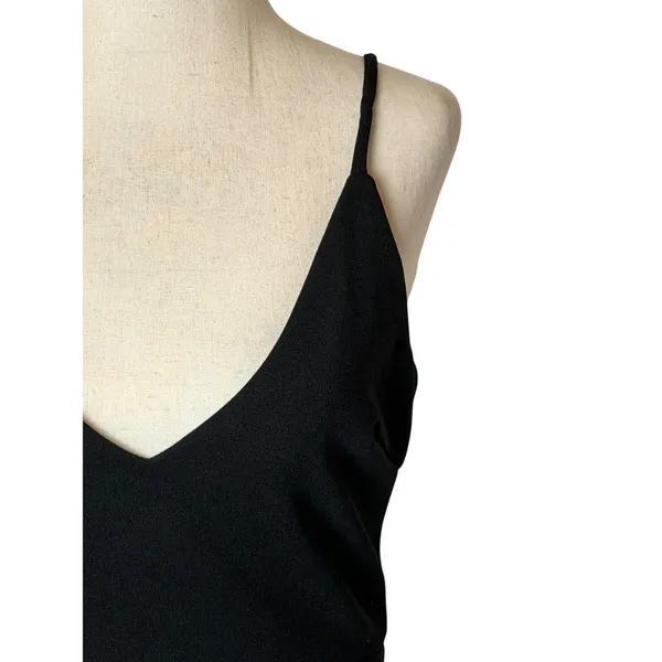 Lulus Infinite Glory‎ Maxi Dress Women Small Black V Neck Mermaid Formal Gown - Image 5