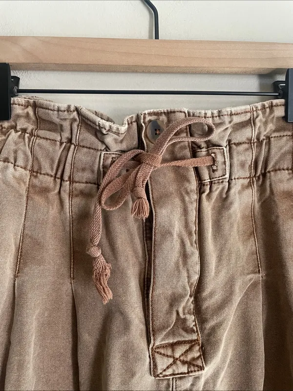 Free People Margate Pleated Paperbag Trouser Pants - Image 5