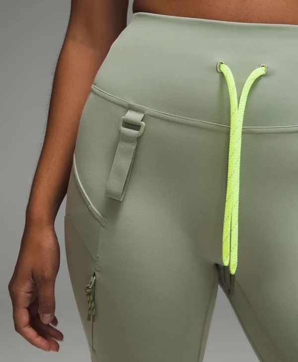 Lululemon Cargo Super-High-Rise Hiking Tight 25" Laurel Green 6 - Image 10