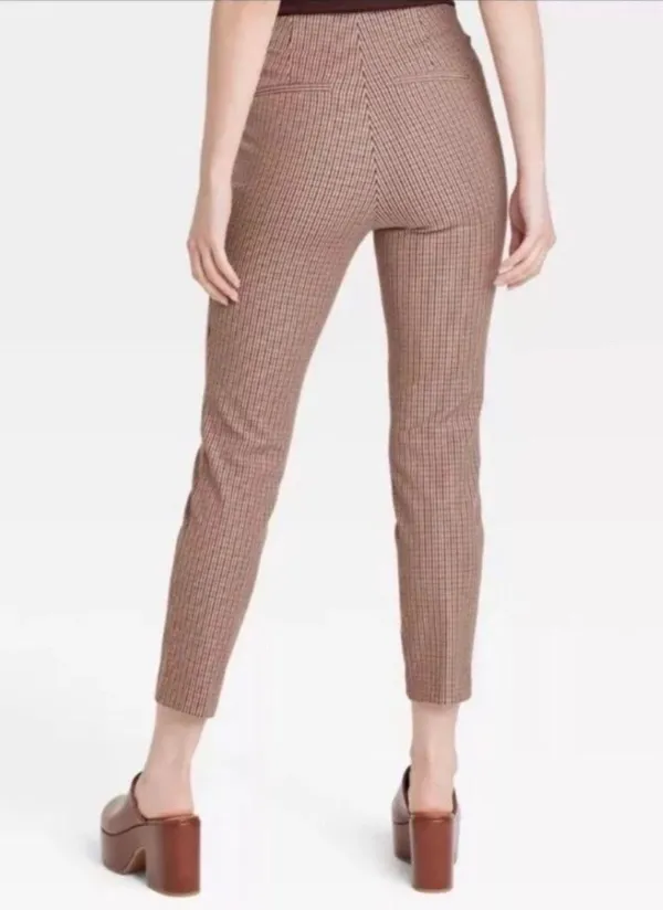 A New Day NWT Skinny Ankle Plaid Pants - Image 2