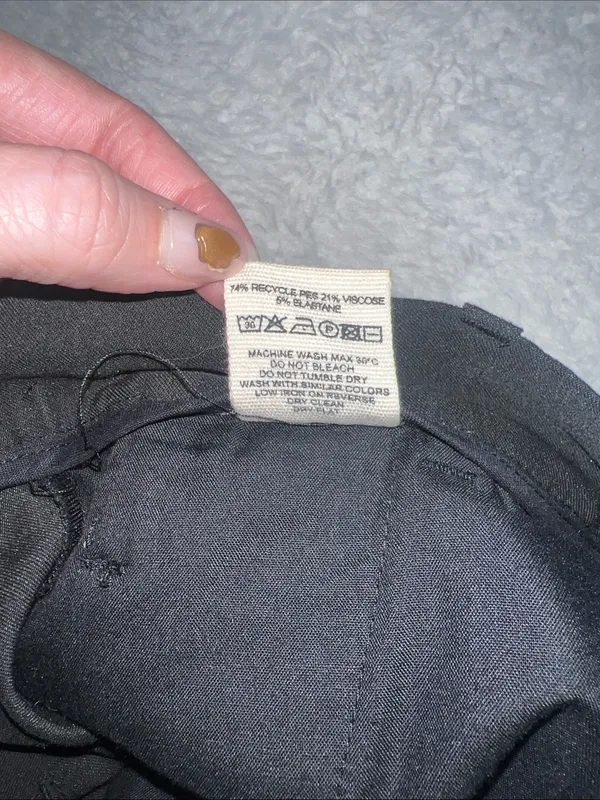 Djerf Avenue Favorite Pants Quiet Luxury Relaxed‎ Wide Leg Trouser XS - Image 10