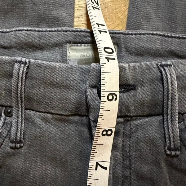 Mother high waisted looker dagger ankle fray Lacey saloon 23 jeans - Image 12