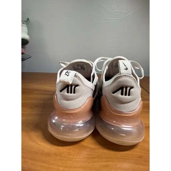 Nike Air Max 270 AH6789-604 Light Soft Pink Low Top‎ Mesh Sneaker Women's 7 - Image 3
