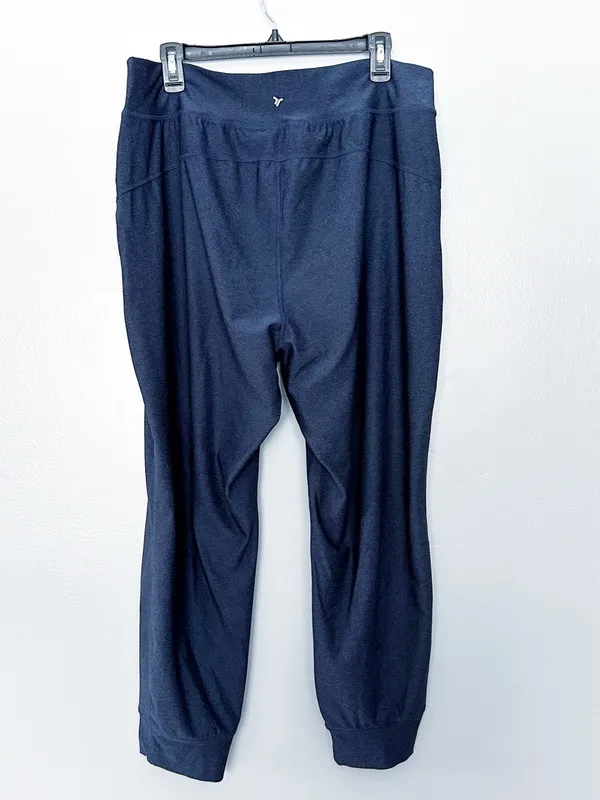 Old Navy Powersoft Extra High-Waisted Jogger Pants Women’s XL Navy - Image 8