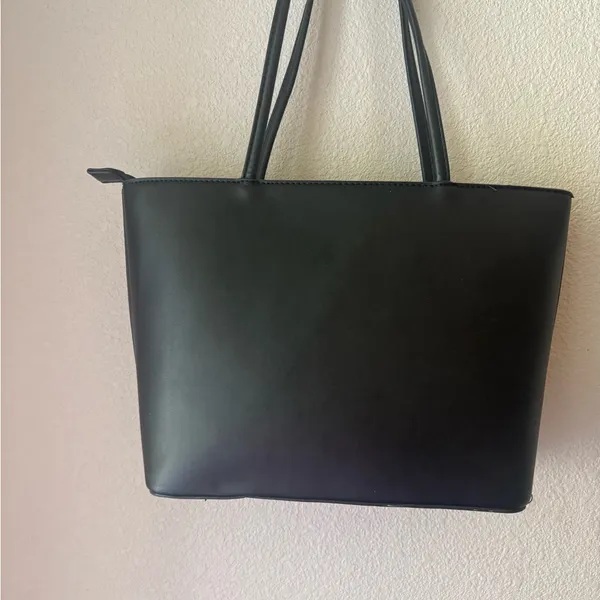Elegant Black Studded Tote Bag - Image 4