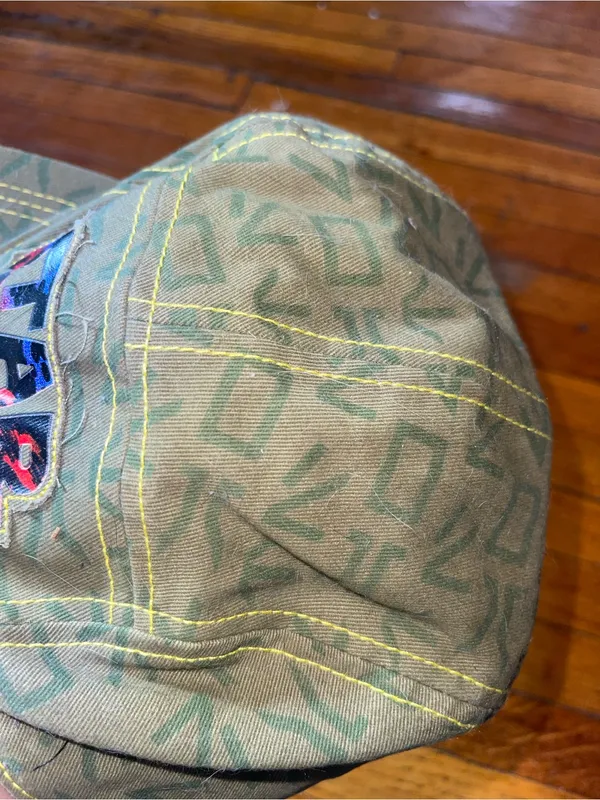 NWT Star Wars Olive Green Patterned Kids Cap wwith Colorful Logo (M/7-10) - Image 4
