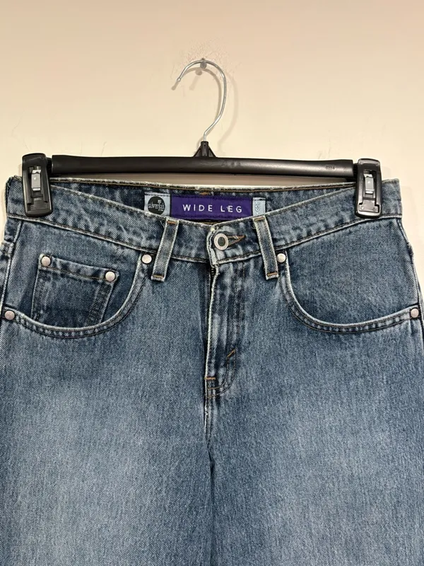 Vintage 90s Levi's SilverTab Wide Leg Jeans Made in USA 532 W31” L32.5” Rise 12” - Image 3