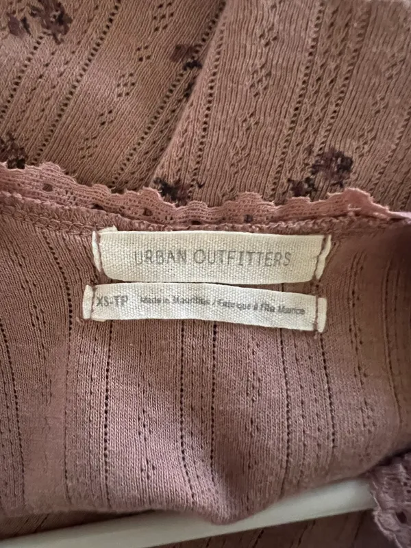 Urban Outfitters Lace Pointelle Tank Top - Image 3