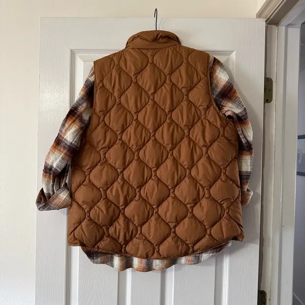 Thread & Supply Quilted Brown women’s Vest - Image 2