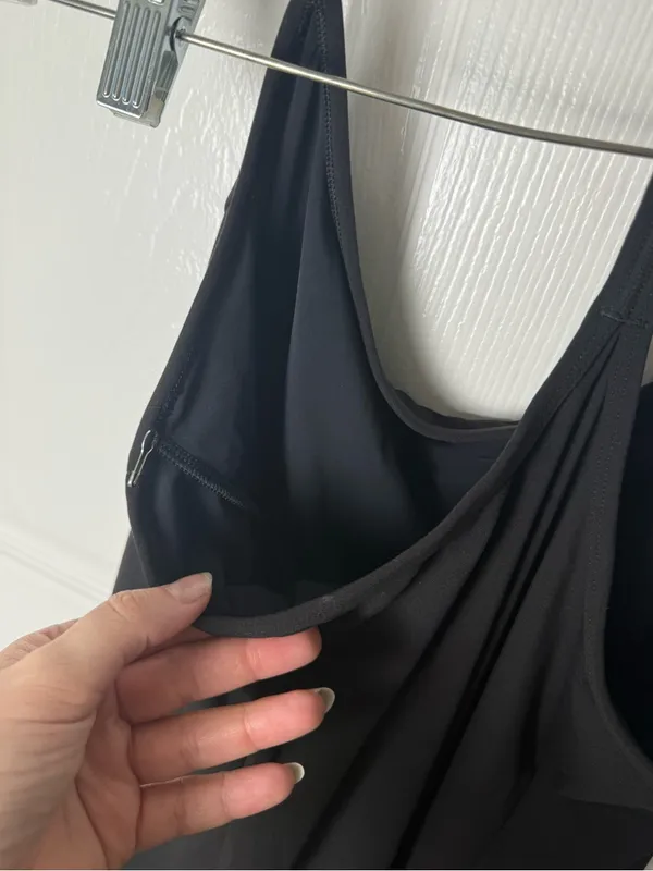 Vuori One Shot Tennis Dress in Black XL - Image 3