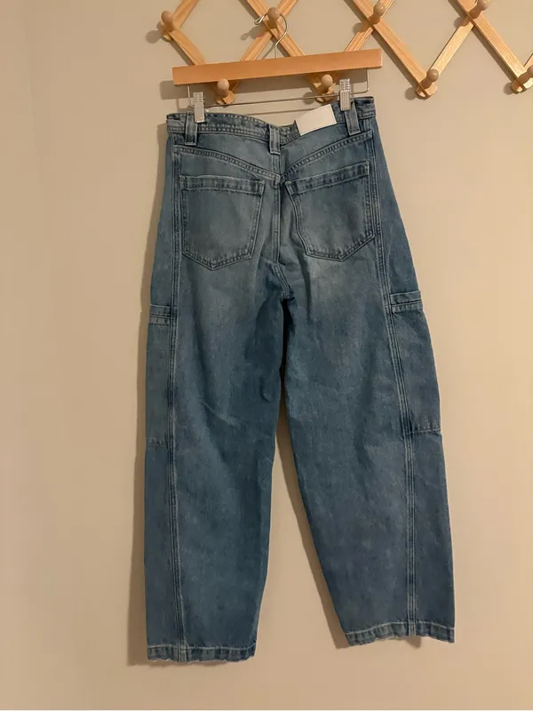 Pistola Denim Cargo Barrel Jeans size 24 (25/26) - Image 7
