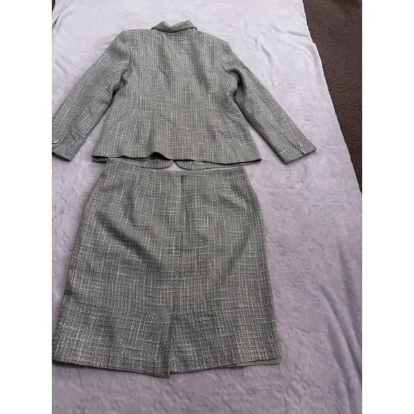 Amanda Smith Size 14 twill skirt suit set - Image 15