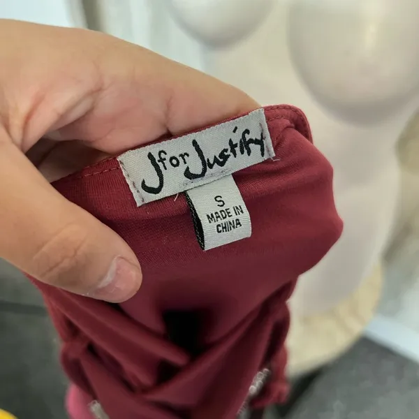 J for justify pink dress backless - Image 4