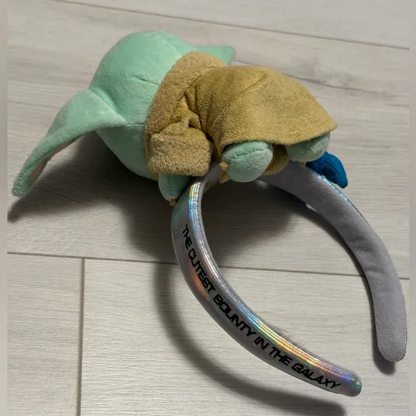 NWOT Disney Space Themed grogu and frog headband- Star Wars the mandalorian - Image 3
