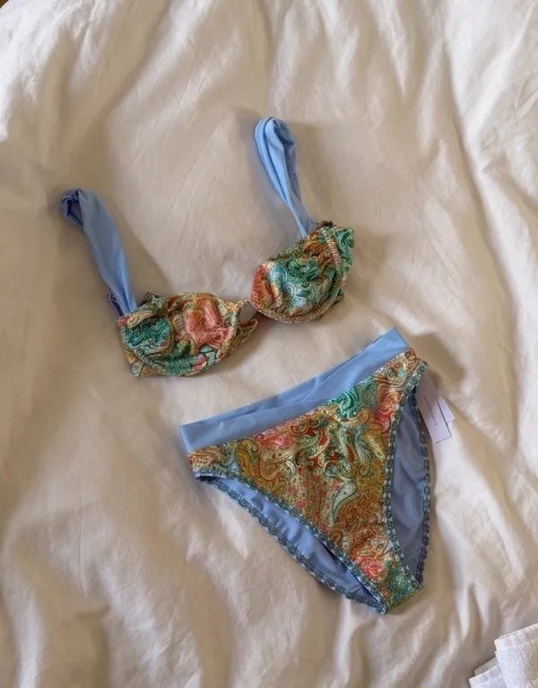 NWT Bydee Pastel Paisley Bikini Multiple - Image 3