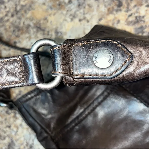 Frye medium leather should bag - Image 12