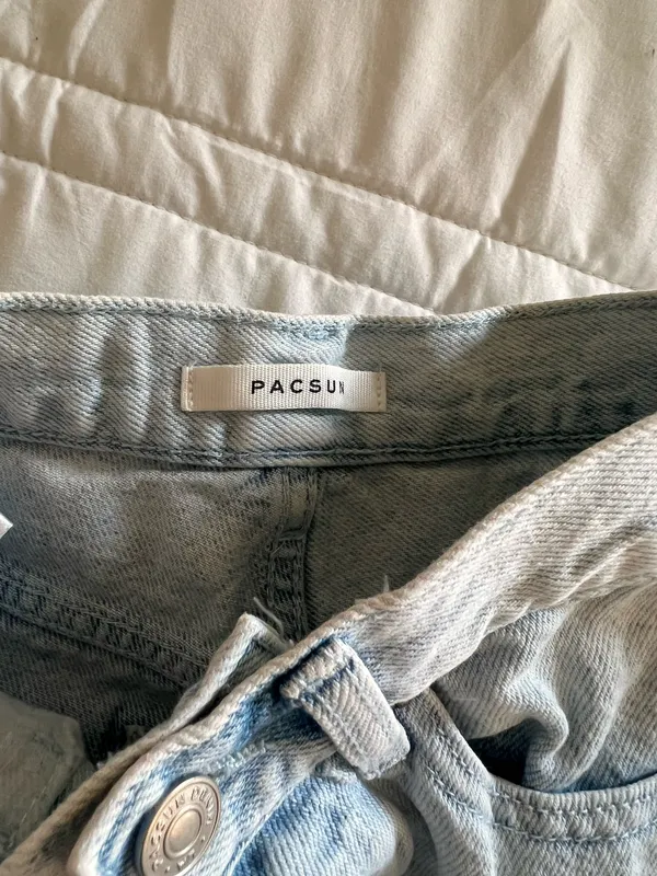 PacSun Jean Shorts High-Rise Light Wash - Image 5