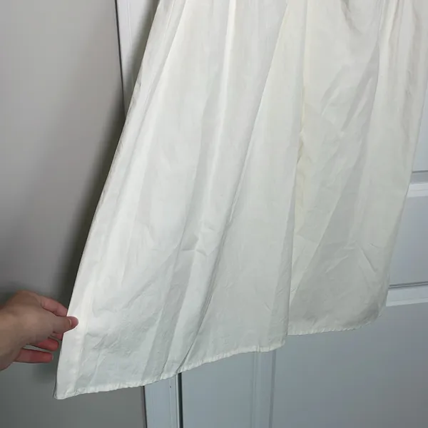 Madewell White Tie Front Poplin Mini Dress size 2‎ - Image 9