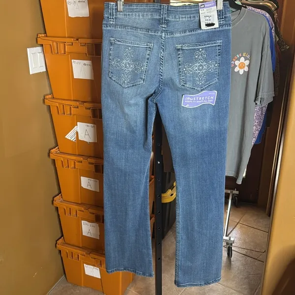 NWT Lee Houston Bootcut Midrise Fit Flex Motion Jeans Size 10 Medium - Image 7