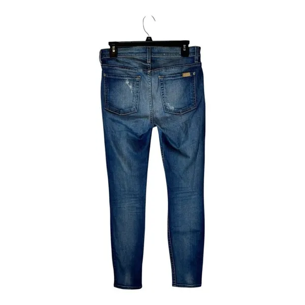 7‎ For All Mankind Jeans Women 27 Medium Wash Denim Distressed The Ankle Skinny - Image 3