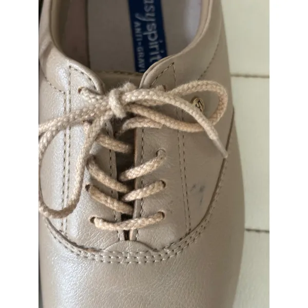 Easy Spirit Anti-Gravity Women 7 Tan Leather Oxford Lace Up Shoes JPMOTION - Image 3