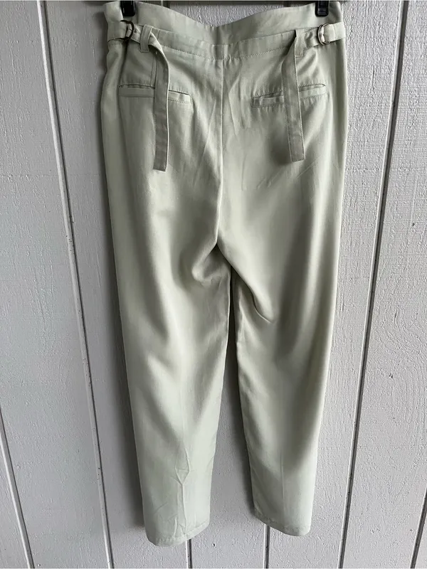 Free People NWT Falling Out Trouser Pants in Alfalfa Green Size 8 - Image 6