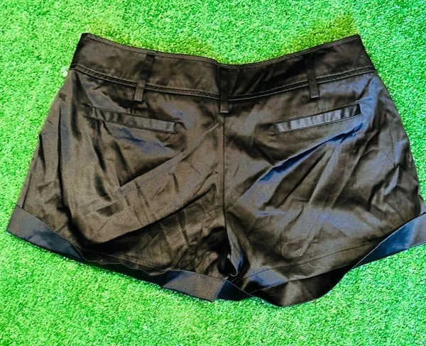 Black Mini Shorts Size undefined - Image 5