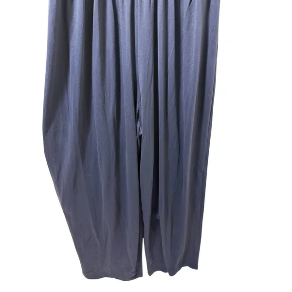 Susana Monaco Vista Navy Blue Wide Leg Jumpsuit M 8 10 EUC - Image 9
