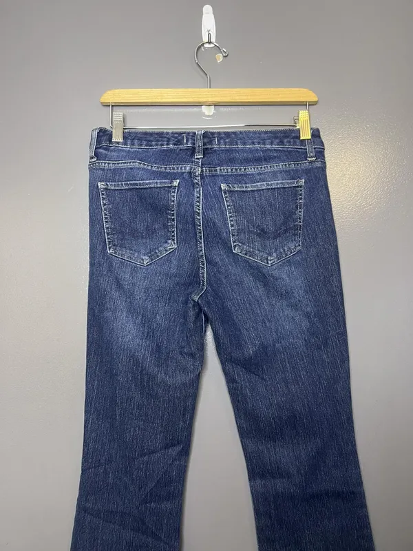 Nine West Vintage America Slim Bootcut Jeans Womens 8/29 Medium Wash Blue Denim - Image 5