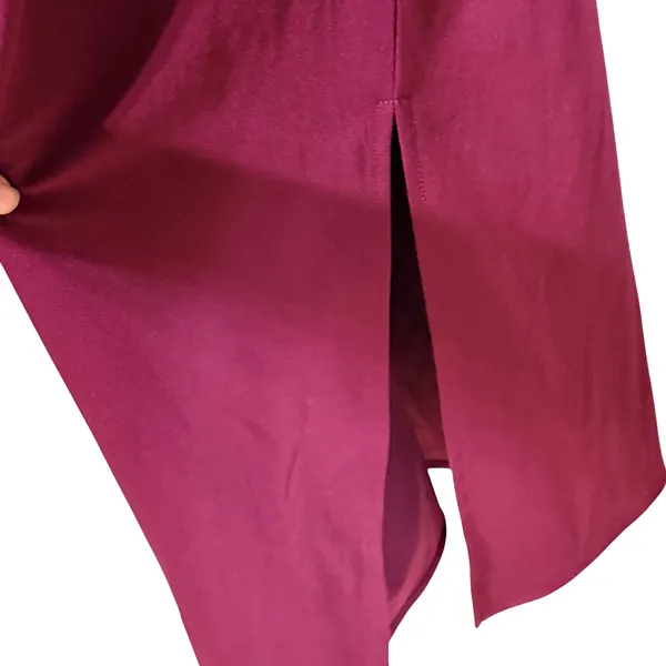 Banana Republic Womens XXL Burgundy Sleeveless Tie Waist Maxi Dress ‎ NWOT - Image 5